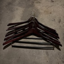 (5) Wooden Hangers Suit/Coat