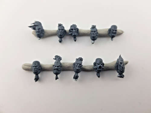 10x bare heads - bare,