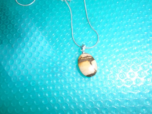 Cornish agate pendant on - agate,