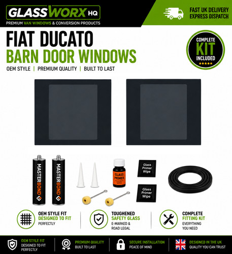 Fiat ducato barn door windows - door,