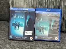 Lights Out - Horror Blu Ray - Complete With Rare Outer Card Slipcase LOOK
