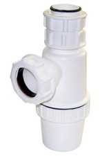 Floplast Basin Sink 40mm Telescopic Bottle Trap 76mm Seal TB47T Pack of 1/3/5/10