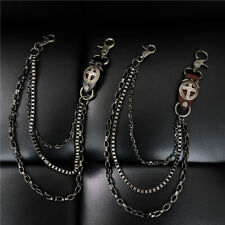 Gothic Punk Trousers Chain Jean Wallet Chain For Hip-hop 3 Layer Pants Chain
