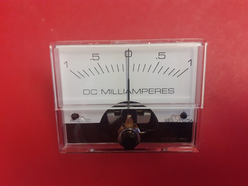 1ma meter - 1ma-0-1ma, movement