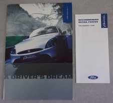 FORD PUMA orig 1998 UK Mkt Sales Brochure + Price List - 1.4i 1.7i