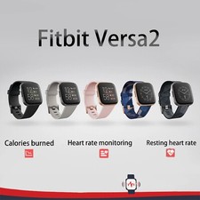 Fitbit Versa 2 Health and Fitness Smartwatch with Heart Rate, Music, Alexa Built