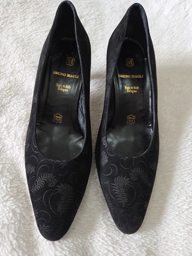 Bruno magli black suede - magli,