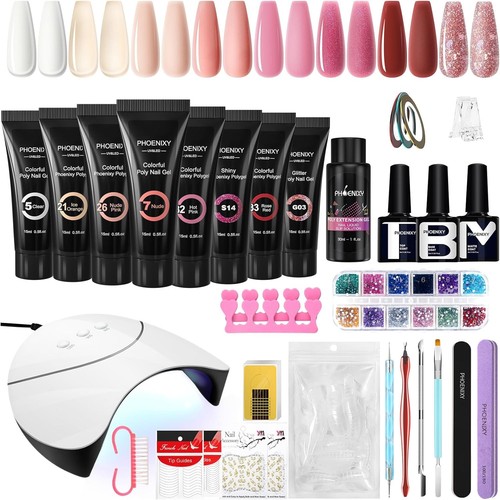 Poly nail gel extensions kit - gel,