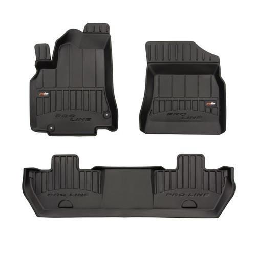 Rubber floor mats 3pcs front - rubber, 3pcs.