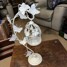 Shabby Chic Hanging Bird Cage