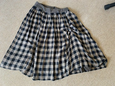 Cabbages & Roses checked skirt, M