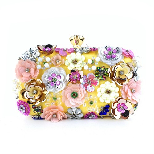 Women floral beaded clutch - women,