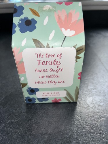 Rose oud scented candle - rose, &