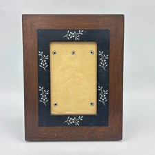 Dark Wood with Black Border &