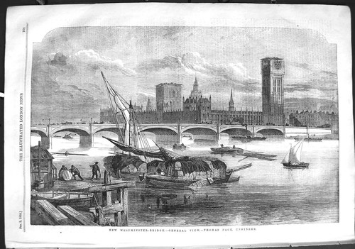 New westminster bridge river - new,