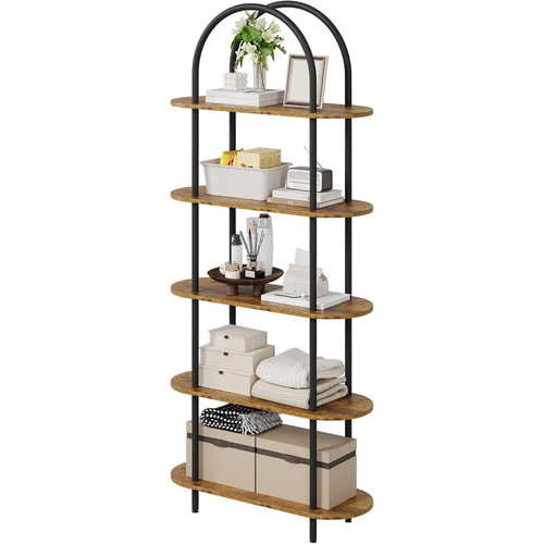 5tier arched bookcase tall - 5tier,
