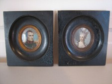 19th Century Pair of Miniature