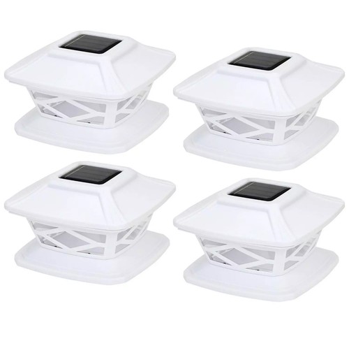 Solar powered white - 4, led