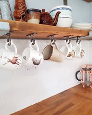 Metal Cup Hooks  | chunky iron