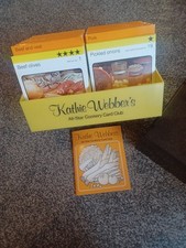 Kathie Webber’s All-Star Cookery Card Club Vintage Recipe Box Set 1977 Hamlyn