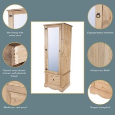 Corona Armoire with Mirrored