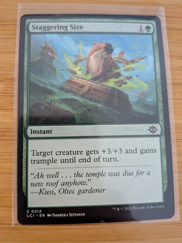 Mtg staggering size 0214 lost - staggering,