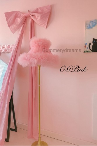 Handmade pink tulle coolie - handmade,