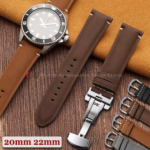 Universal 20mm 22mm - , leather
