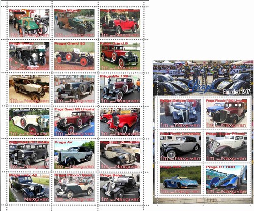 Stamp sheet block praga - stamp,