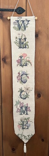 Bell pull welcome - , floral