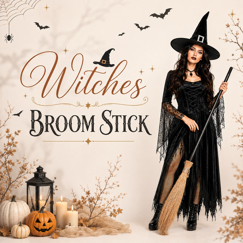 Witches broom stick halloween - stick,