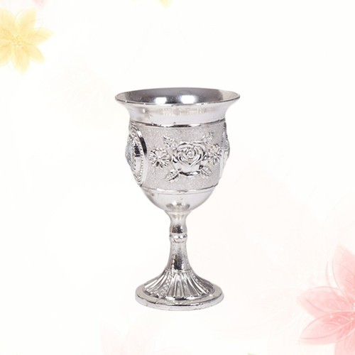 Medieval goblet silver plated - silver,