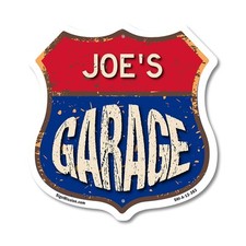 Joe's Garage Shield Shaped