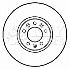 2x Brake Discs Vented For