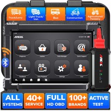 ANCEL X7 HD HGV Heavy Duty Truck Diagnostic Tool OBD2 All System Diesel Scanner 
