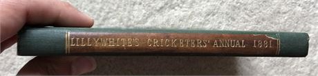 Lillywhite annual for 1881 - annual,