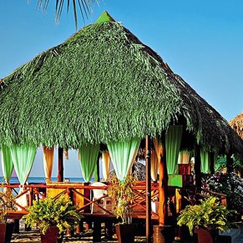 Artificial thatch roof panel - artificial,