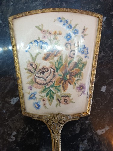 Vintage handheld vanity - vanity, mirror