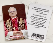 POPE LEO  X1V Laminated Prayer