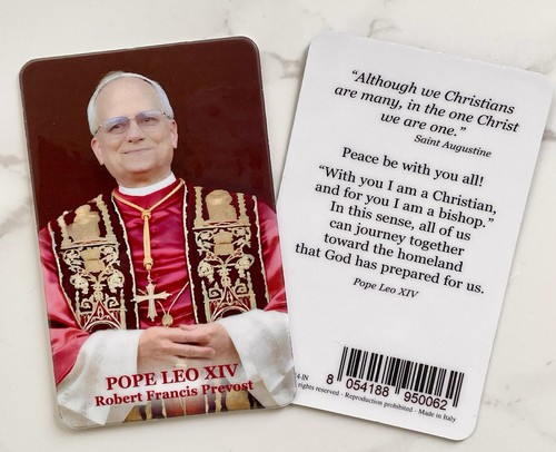 Pope leo x1v laminated prayer - ,