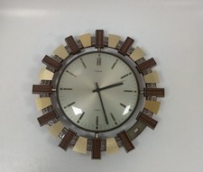 Vintage Metamec Quartz Wall Clock Mid Century Modern Retro Design