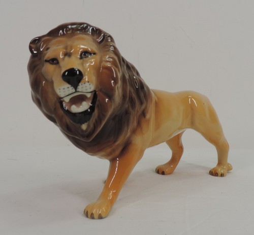 Vintage beswick lion ceramic - lion,