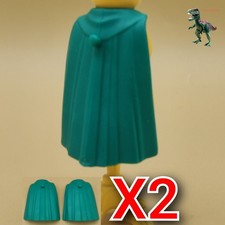 2 Playmobil green archer's