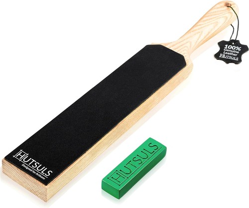 Leather strop paddle kit with - kit,
