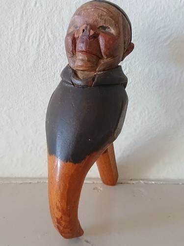 Antique black forest - black, carved