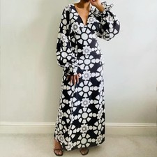 Asos Black/White Printed Long