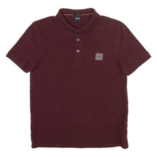 HUGO BOSS Slim Fit Boys Polo Shirt Maroon M