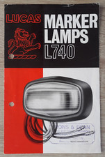 Lucas L740 Marker Lamps