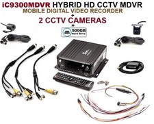 iC9300MDVR GPS HYBRID HD MOBILE TAXI CCTV DVR + 500GB HDD + 2 HD CCTV CAMERAS
