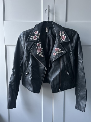 Faux leather cropped - faux,